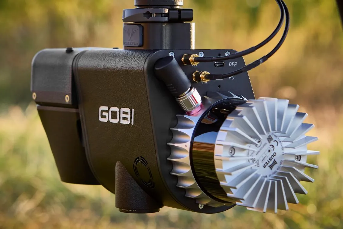 GOBI Sensor With Connectors And Cooling System Outdoors